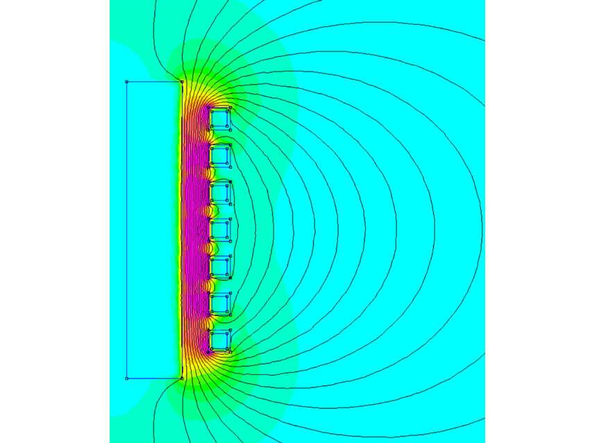 Ultraflex-EMCalc-Simulation-of-the-magnetic-field