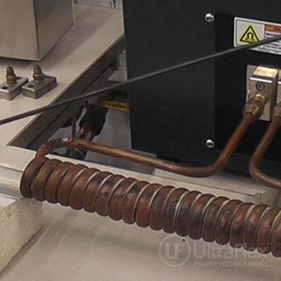 Wire heating with induction induction wire heating process