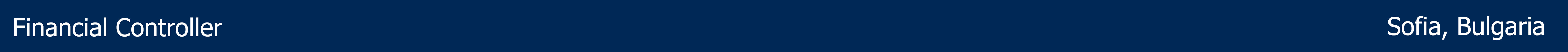financial controller financial controller bulgaria