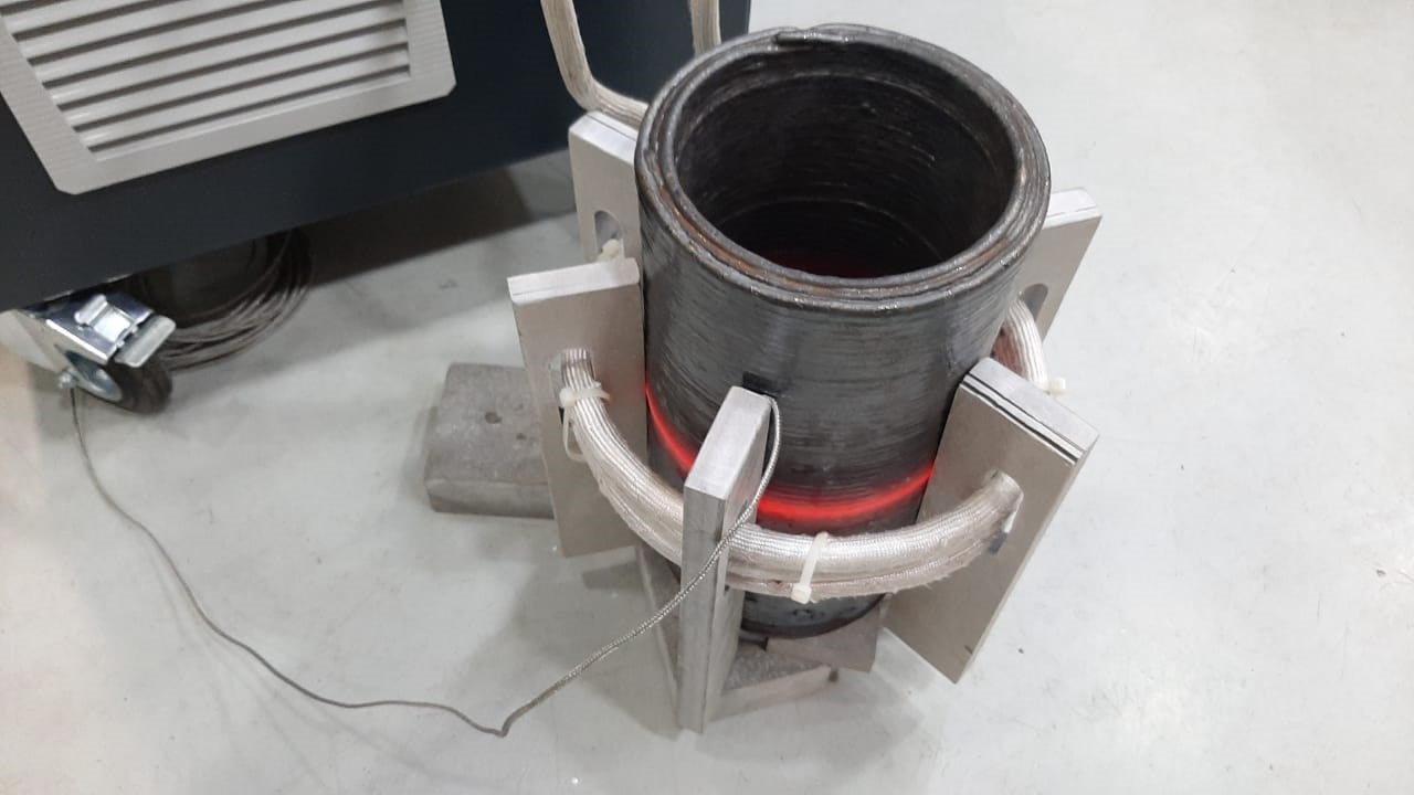 Preheating Steel Parts For Welding Ultraflex Power Technologies Induction Heating Equipment