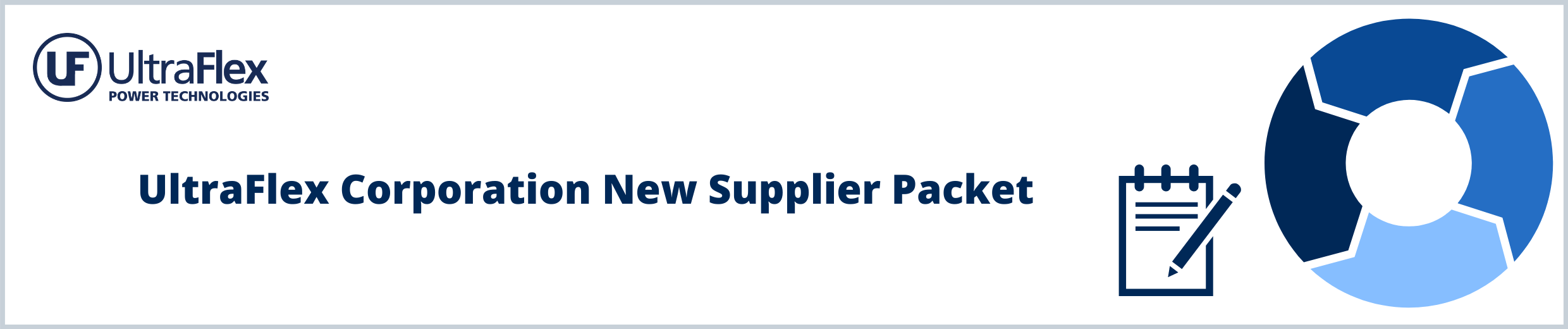 UltraFlex Corporation New Supplier Packet (1) UltraFlex Corporation New Supplier Packet (1)